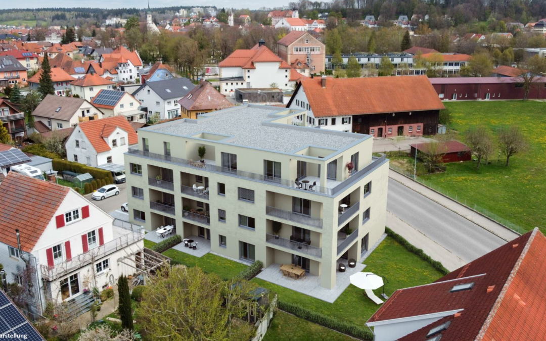 Neubau eines Mehrfamilienhauses mit 17 Wohneinheiten in Leutkirch